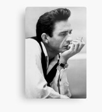 Johnny Cash Metal Print