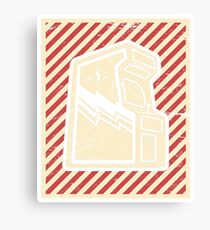 Vintage Distressed Arcade Machine Canvas Print