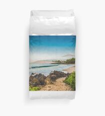 Secret Beach Maui Duvet Cover