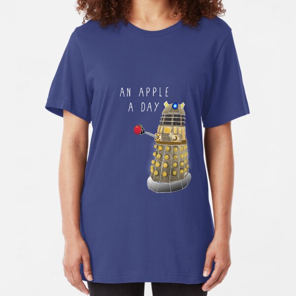 An Apple a Day Keeps the Doctor Away Slim Fit T-Shirt