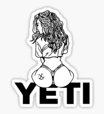 Yeti Butt Sticker