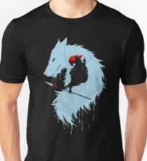 Blue Princess Silhouette Unisex T-Shirt