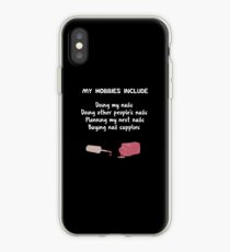 My hobbies include... iPhone Case