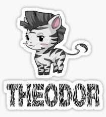 Zebra Theodor Sticker