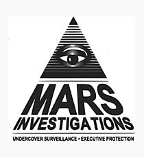 Mars investigation Photographic Print