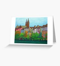 Colours of Basel, Switzerland Greeting Card