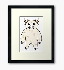 ADORABLE YETI Framed Print