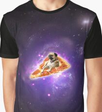 Pizza Pug Graphic T-Shirt