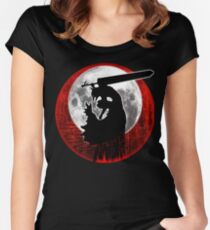 Black Swordsman armor Women's Fitted Scoop T-Shirt