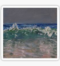Ocean, pink and green Sticker