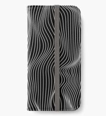 Minimale Linien der optischen Illusion iPhone Flip-Case/Hülle/Klebefolie