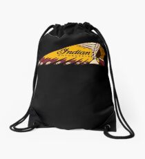 Indian Motorcycle Logo Drawstring Bag