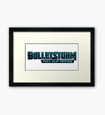 Bulletstorm full clip edition logo Framed Print