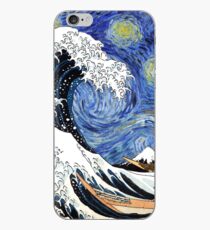 Iconic Starry Night Wave of Kanagawa iPhone Case