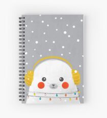 Christmas Baby Seal Spiral Notebook