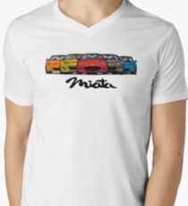 MX5 Miata Generations Men's V-Neck T-Shirt