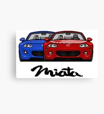 MX5 Miata NC Blue-Red Canvas Print