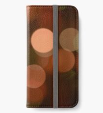 Bubbles of Light Brown iPhone Wallet/Case/Skin