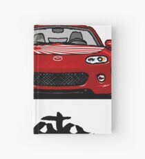 MX5 Miata NC Blue-Red Hardcover Journal
