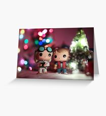 Christmas with Marty and Doc Greeting Card