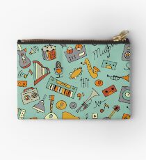 Music pattern Studio Pouch