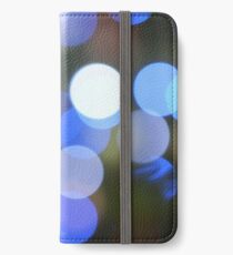 Bubbles of Light Blue iPhone Wallet/Case/Skin