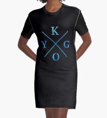 KYGO - Blue Graphic T-Shirt Dress