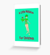 A Little Mistletoe For Christmas from your Christmas Elf Greeting Card