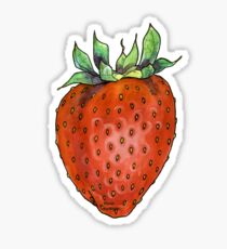 Strawberry Stickers | Redbubble