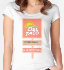 Camiseta entallada de cuello redondo Vid de aguacate fresco