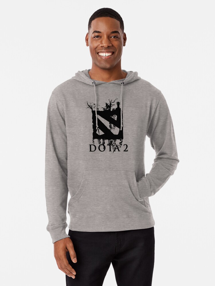 Dota 2 Black Ink Lightweight Hoodie By Lilium213 Redbubble