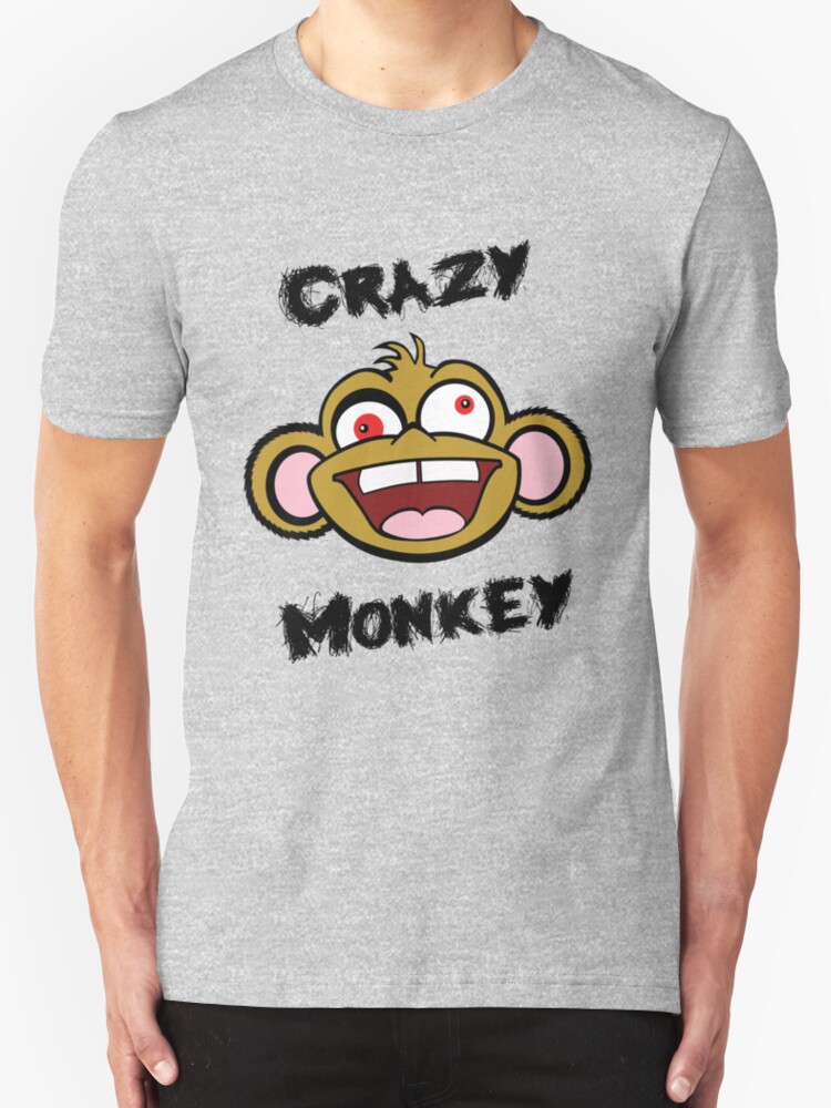"Crazy Monkey" TShirts & Hoodies by JACtees Redbubble