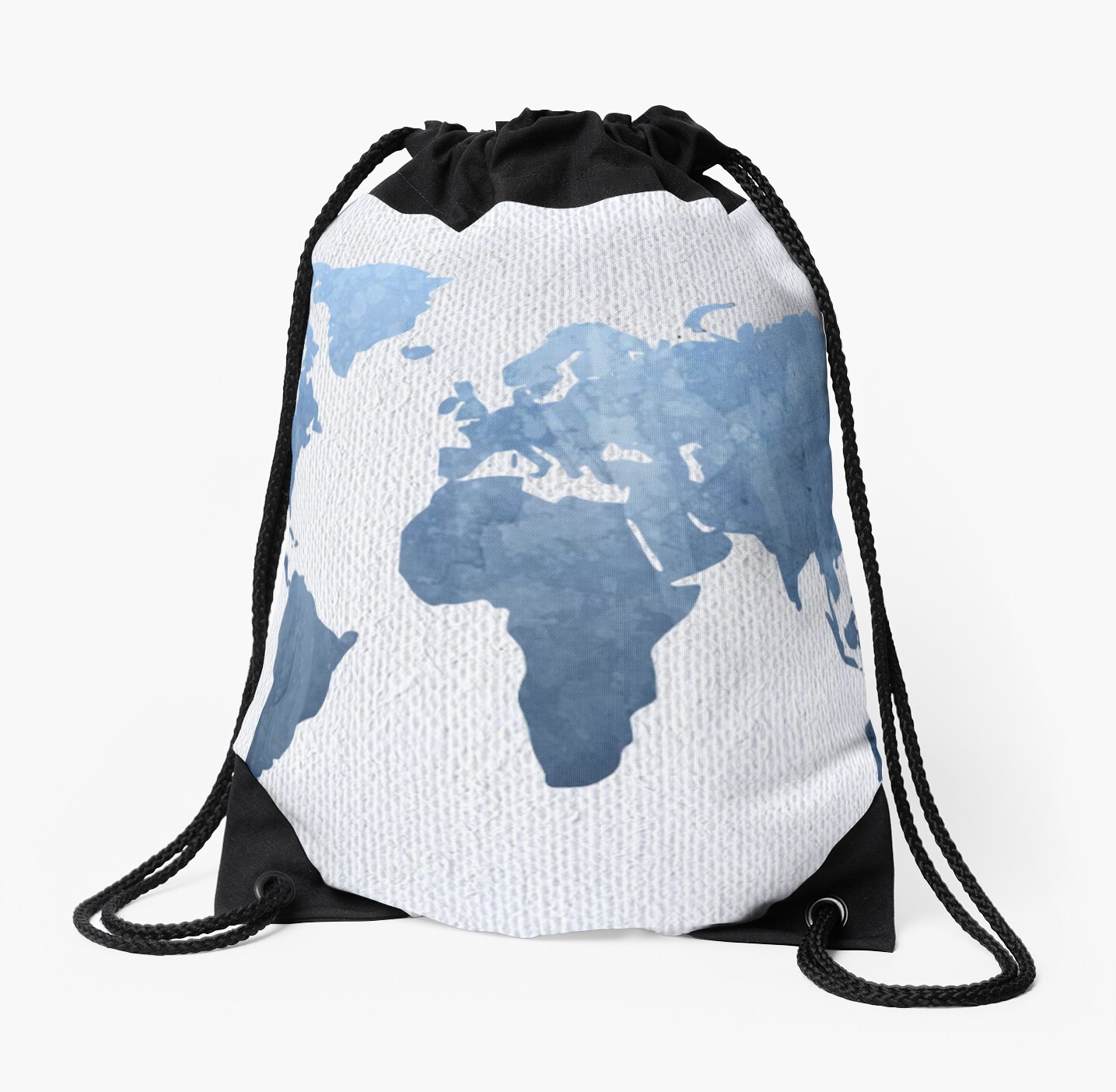 white canvas drawstring bags