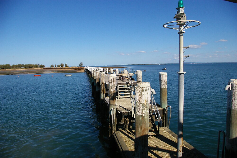 "St Helena Island Jetty, Moreton Bay" by Terry Jackson Redbubble