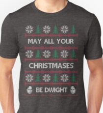 May All Your Christmases Be Dwight Unisex T-Shirt