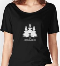 Stupid Tree | Frolf Disc Golf Women's Relaxed Fit T-Shirt