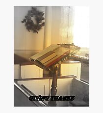 GIVING THANKS Photographic Print