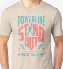 Distressed STAND OUT Powerline Unisex T-Shirt