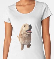 Puppy Retriever Women's Premium T-Shirt