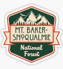 Mt. Baker-Snoqualmie National Forest Sticker