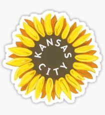 Kansas City Sunflower Sticker