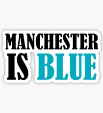 Man Blue Sticker