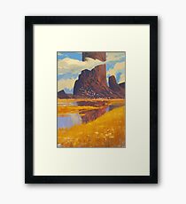 Rocks & River Framed Print