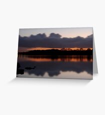 Lake Reflection Greeting Card