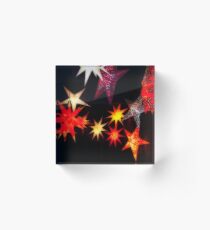 PAPER STARS Acrylic Block