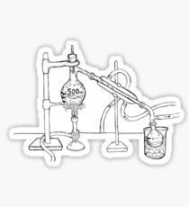 Distilation Apparatus (India Ink) Sticker