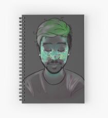 Space Freckles - Aquarius Jacksepticeye Spiral Notebook