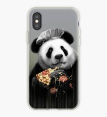 PANDA LOVES PIZZA iPhone Case