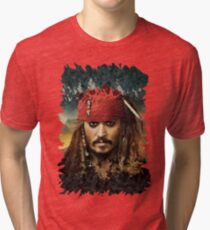 Kapitän Jack Sparrow - Fluch der Karibik Vintage T-Shirt