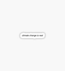 climate change is real Sticker